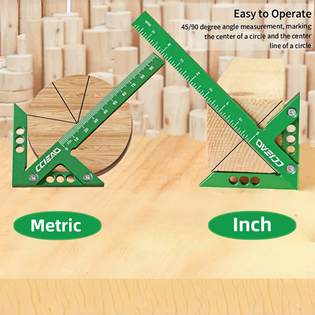 Power Tools Aldi - อลูมิเนียม Center Finder Line Gauge &