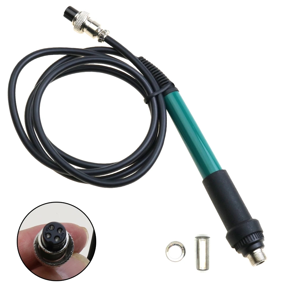 Power Tools Green Color - หัวแร้งบัดกรี 4 ขา รุ่น T12-907 ด้ามจับสีเขียว