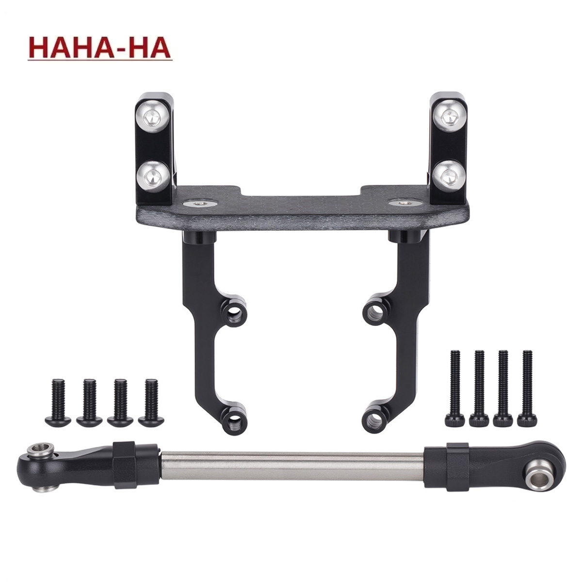 Power Tools Aldi - ฐานติดตั้งเซอร์โวอะลูมิเนียมอัลลอยพร้อมลิงค์พวงมาลัยสำหรับ Axial SCX10 II 90046 AR44