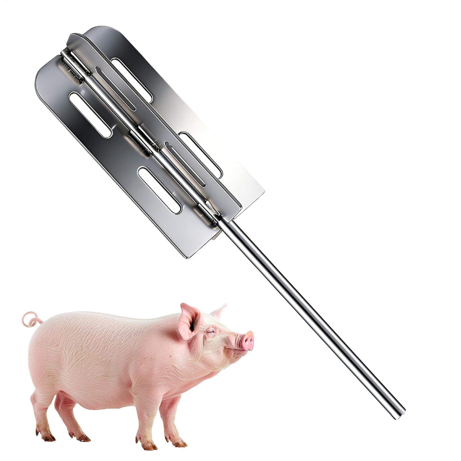 Power Tools Hardware - เครื่องมือกำจัดขนหมู สแตนเลส ใช้กับสว่านไฟฟ้า อุปกรณ์โกนขนหมู สำหรับปศุสัตว์ โค