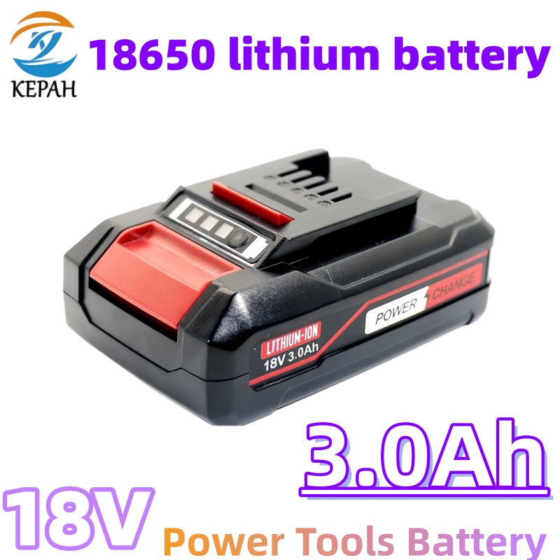 Power Tools Einhell - แบตเตอรี่สำรอง 3000mAh รุ่น EIN18C2 แบตเตอรี่ลิเธียมไอออน สำหรับเครื่องมือไฟฟ้า
