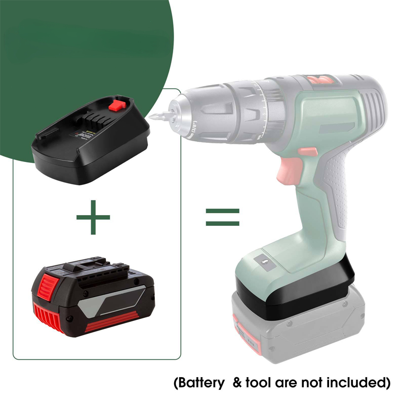 อะแดปเตอร์แบตเตอรี่สำหรับบ๊อช/ - Power Tools Green Color บทวิจารณ์และราคา