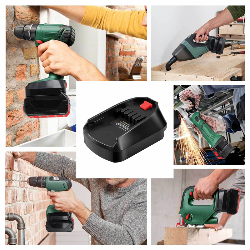 อะแดปเตอร์แบตเตอรี่สำหรับบ๊อช/ - Power Tools Green Color บทวิจารณ์และราคา