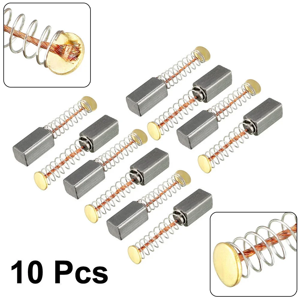 10Pcs ไฟฟ้ามอเตอร์แปรงคาร์บอนส - Power Tools Carbon Brush บทวิจารณ์และราคา