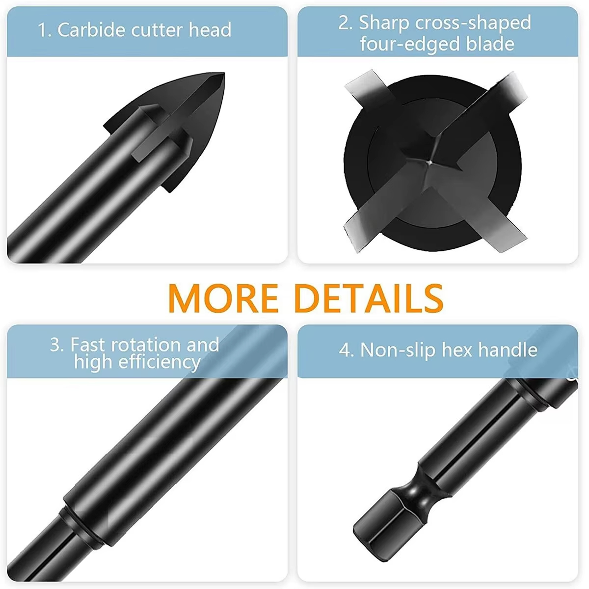 ดอกสว่านหัวไขว้ 6 มม. สำหรับกร - Power Tools Kobalt บทวิจารณ์และราคา