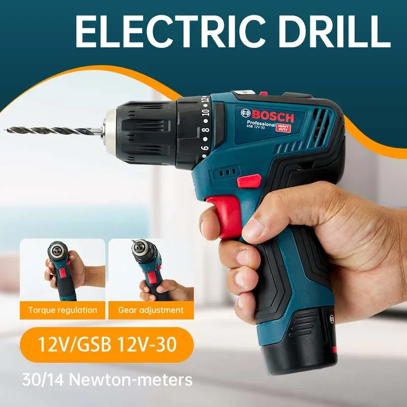 Bosch-GSB 12V-30 สว่านไฟฟ้าแบบ - Power Tools Hardware บทวิจารณ์และราคา