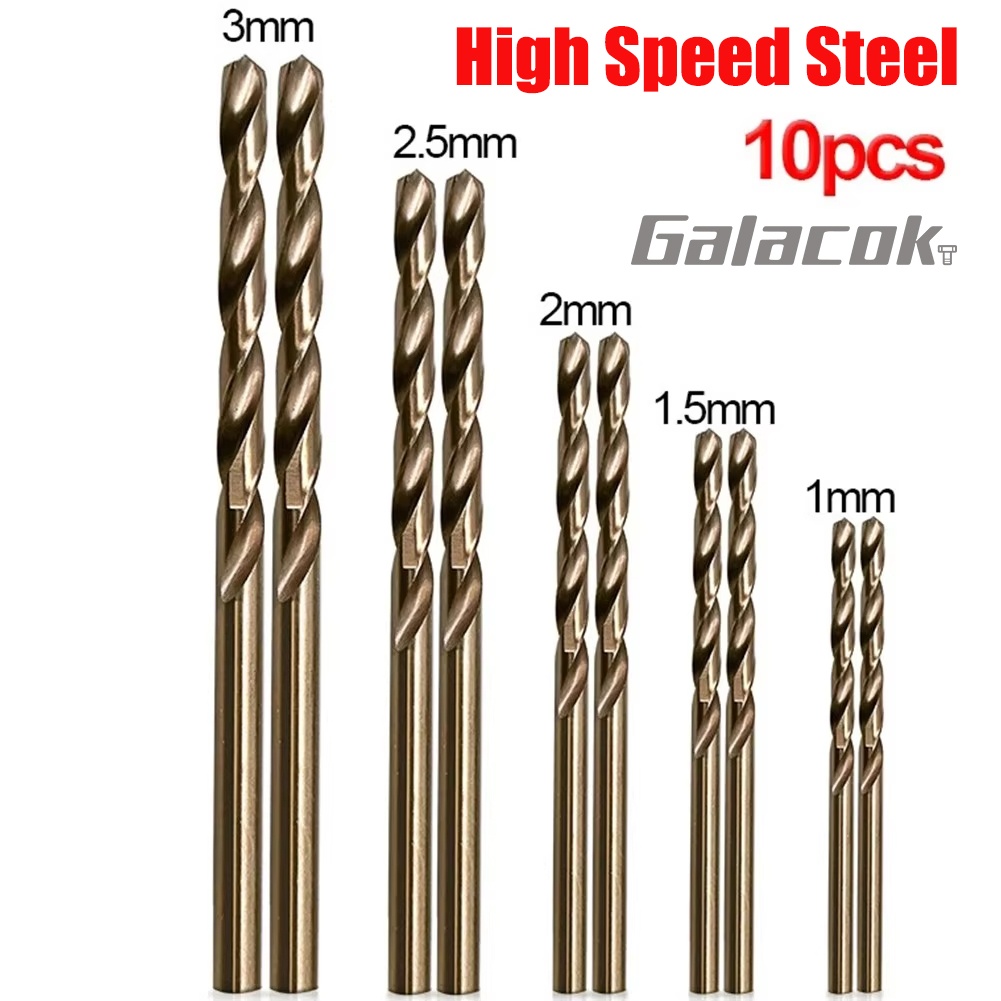 10 ชิ้นความเร็วสูง ​ ​ เจาะเหล - Power Tools Kobalt บทวิจารณ์และราคา