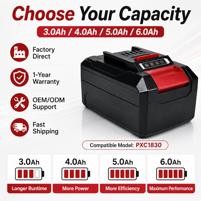 แบตเตอรี่ลิเธียมไอออน 18V 5.0A - Power Tools Einhell บทวิจารณ์และราคา