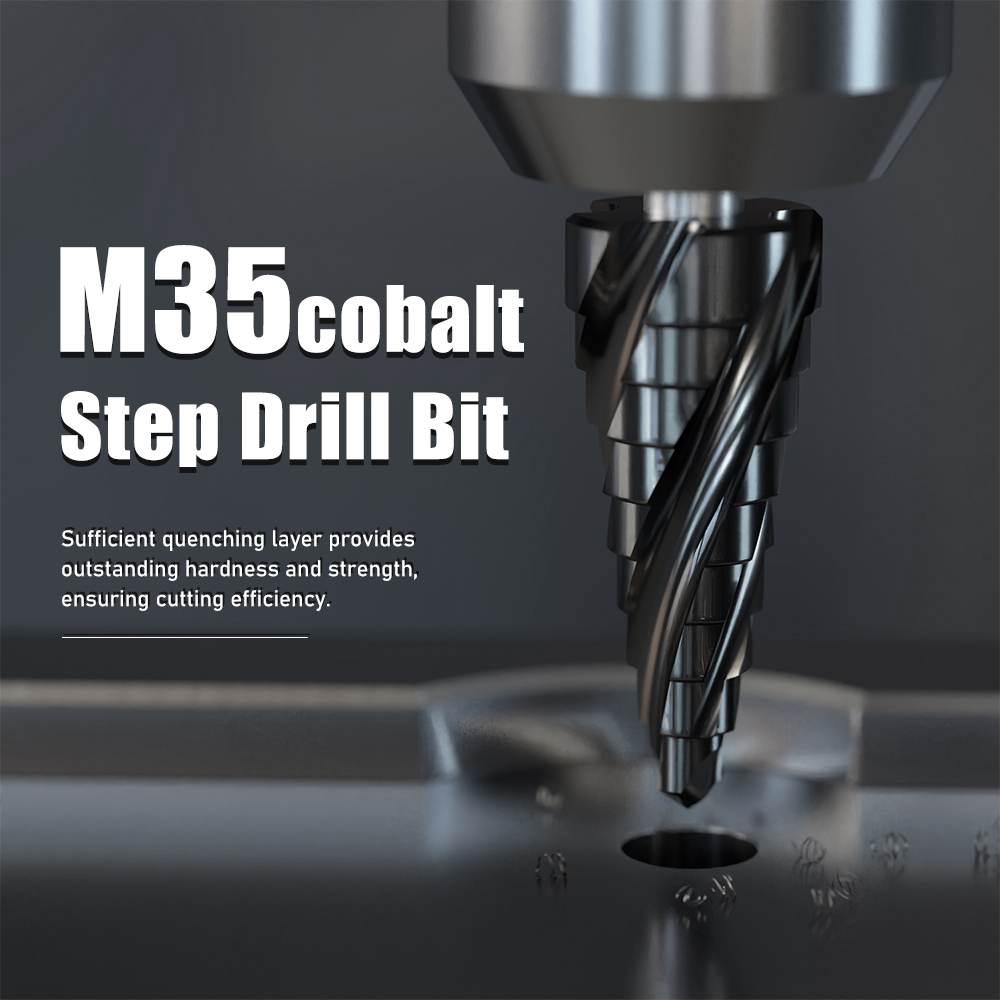 M35 โคบอลต์ 4 ขลุ่ยขั้นตอนเจาะ - Power Tools Kobalt บทวิจารณ์และราคา